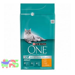 Comida Seca Gato Purina One Frango e Arroz 1,5 Kg