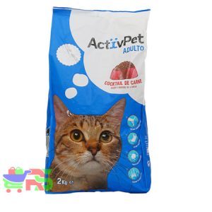 Comida Seca Gato Activpet Cocktail de Carne 2 Kg